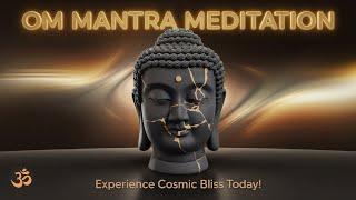 Om Mantra | Primal Sound of the Universe | Om Chanting in Cosmic Space | Deep Meditation