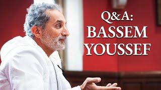 Comedian Bassem Youssef on coverage of Israel vs Palestine, student protests & the role of satire