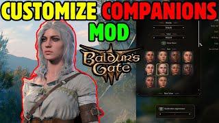 CUSTOMIZE ORIGIN COMPANIONS MOD in Baldur's Gate 3