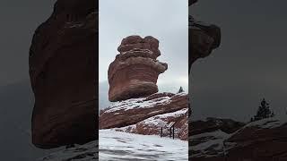 View from Colorado Springs #shorts #travel #gardenofthegods #nature #america #mountain #colorado