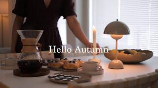 Hello Autumn  I A cozy rainy day I Baking I Getting ready for Fall