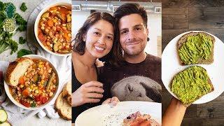 What A Vegan Couple Eats In A Day at Home 