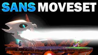 Sans FINALLY got a REAL MOVESET in Smash Ultimate