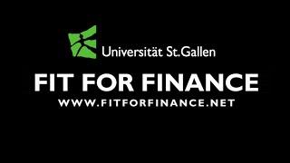 Fit For Finance 2019 | Universität St. Gallen | Vortragsreihe in Zürich | www.fitforfinance.net