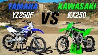 2020 Kawasaki KX250 vs Yamaha YZ250F