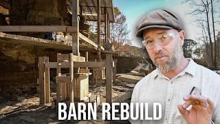 Re-Building our Barn After Hurricane Helene