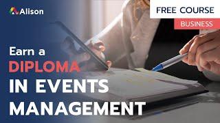 Diploma in Events Management - Free Online Course with Certificate