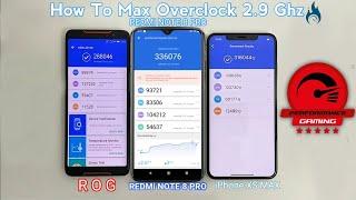 MAX Overclocked | REDMi NOTE 8 PRO |After Overclock Beat iPHONE X,Onepluse 6T | Boost Max Speed 100%