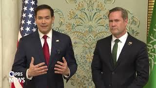 WATCH: Rubio says Ukraine open to 30-day ceasefire, and 'the ball is now' in Russia's court