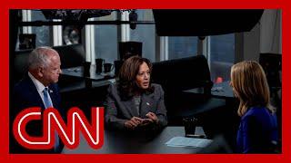 Kamala Harris and Tim Walz CNN interview (part 2): Israel-Hamas war