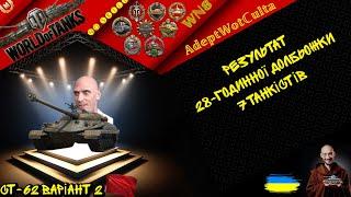 СТ-62 варіант 2 - ЗАСЛУЖЕНА КОЛЕКЦІЙНА ІСТОРІЯ?!? Wot EU Ukraine  AdeptWotCulta_