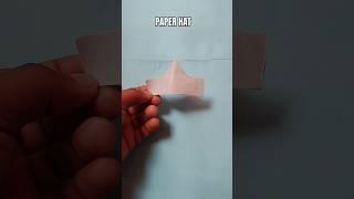 simple paper hat | how to make paper hat origami easy .#shorts #hat #viralshort