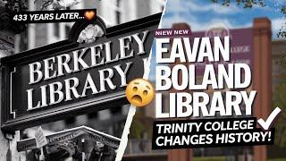 "Trinity College Dublin Renames Library After Eavan Boland – A Historic First!"