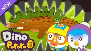 New Pororo Dino Adventure 3 | The Mystery of Deinosuchus | Dinosaur Cartoon for Kids