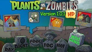 Plants vs. Zombies HD [iPad] [Version 1.0.1]  ALL Mini Games Mode Walkthrough Gameplay