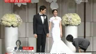 [ystar] yoo ji tae, kim hyo jin, Wedding (유지태김효진 '커플' 결혼식 현장)