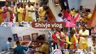 yadav family shiv parivar mahotsav Day 1 .Ann-Nivash  vlog har har mahadev 