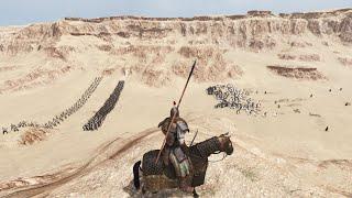 1000 MEN DESERT VALLEY BATTLE Mount & BLade 2 BANNERLORD