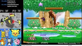 BoE128 03 Hartinator (DK) vs Pikashy (Pikachu, Falcon)