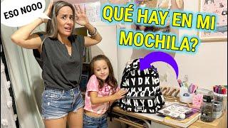 QUÉ HAY EN LA MOCHILA DE MARTINA PARA IR AL COLEGIO! ESPÍO LA MOCHILA DE MI HIJA PEQUEÑA