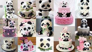 Panda Theme Birthday Cake/Birthday Cake Design/Simple Cake Design/Birthday Cake/CakeDesign#pandacake