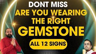 Astrology & Gemstones for all 12 signs | Are you wearing the right gemstones | Gemstones for Zodiac