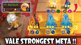 BEST 1HP COMEBACK VALE SKILL 2 "UPDRAFT" !! MUST WATCH !! MAGIC CHESS MOBILE LEGENDS 2025