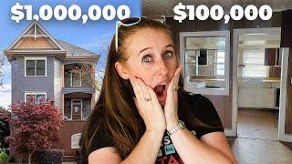 $100,000 vs. $1,000,000 Houses in Greenville, SC