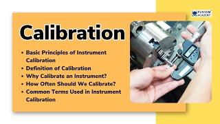 Basic Principles of Instrument Calibration