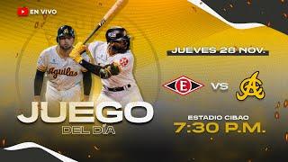 LEONES DEL ESCOGIDO VS ÁGUILAS CIBAEÑAS | SERIE REGULAR 2024-25