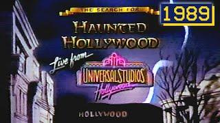 The Search for Haunted Hollywood at Universal Studios LIVE | 1989 WPWR Full Special with Commercials