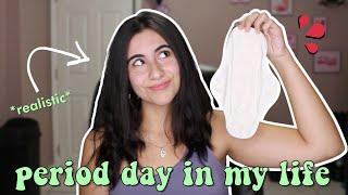 a *realistic* period day in my life (+ period hacks you need to know) | Just Sharon