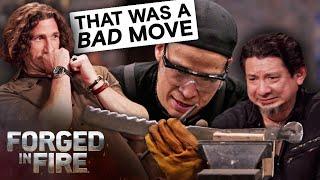 Forged in Fire: Bladesmith's Bad Move Almost Ends in Disaster (S3)