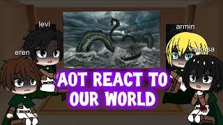 AOT react to our World Mythical Sea Creatures gacha life