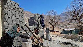 Living in nature, striving for a better home! Mohammad with Hojjat and Farzaneh! 