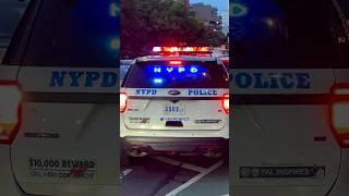 NYPD police car responding with Rumbler 