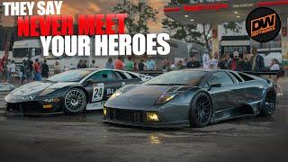 My GT1 Murcielago Road-Car meets Race-Car heroes at the Spa 24 hour