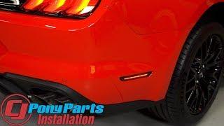 2018-2020 Mustang Diode Dynamics LED Side Marker Light Smoked Rear Pair Installation