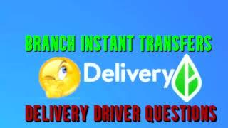 WalMart Spark Delivery Instant Transfer Branch Wallet Debit Card Payment Set Up Driver Questions