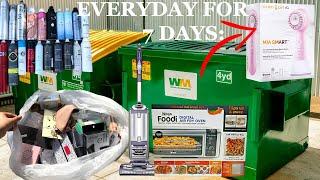 EVERYTHING I FOUND DUMPSTER DIVING FOR ONE WEEK STRAIGHT!! DUMPSTER DIVING AT RETAIL STORES