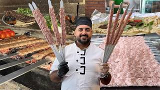 Most Famous Persian FOOD | Koobideh KEBAB and Joojeh kebab: Saffron chicken kebab | IRAN Street Food