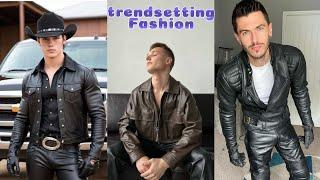 "Men’s Leather & Latex Fashion: Leather Jackets, Shiny pants, Bold Trends & Style Tips"