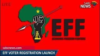 EFF voter registration campaign launch, 04 March 2018