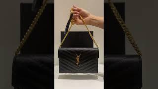 Unboxing YSL Cassandre Matelassé Chain Wallet | Confidential Couture #prelovedluxurybags #preowned