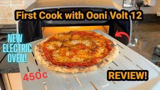 First Time Cook with the Ooni Volt 12! Pizza Oven Review! Real-time pizza cook.