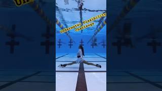 Underwater Flexibility challenge   #pool #flexibilitychallenge #underwater #split