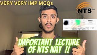 NTS NAT COMPLETE LECTURE || How to Prepare NTS NAT test? || Tips to solve Nts