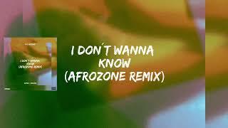 I DON’T WANNA KNOW (AFROZONE REMIX) THE WEEKND [EXTENDED VERSION]