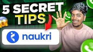 5 Naukri Tips to Boost your Profile  | How to Apply Naukri Jobs in Tamil