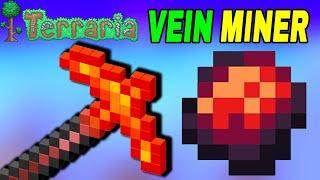 Terraria: How To Use VeinMiner Mod Tutorial (Ore Excavator)